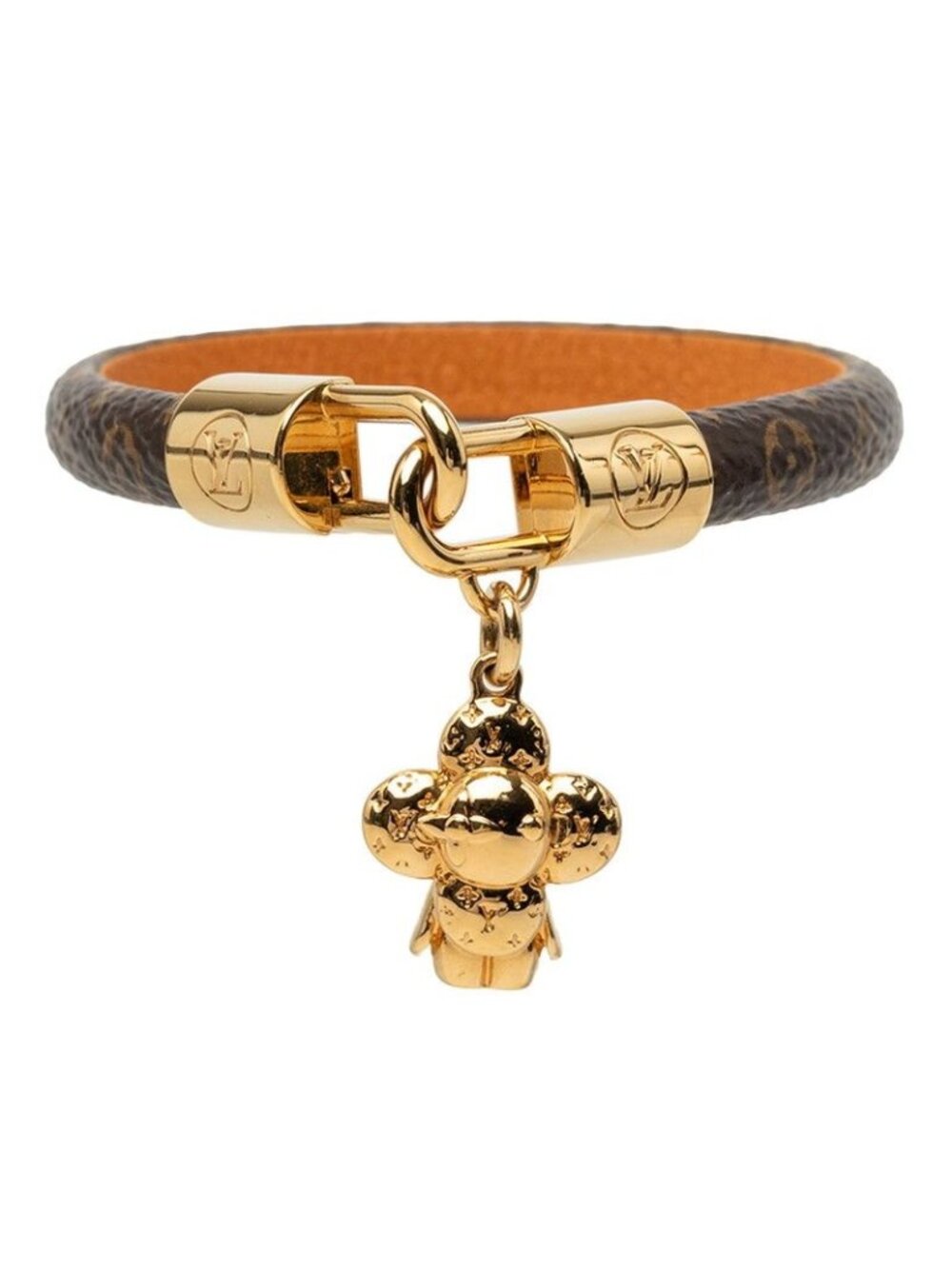 Louis Vuitton Bracelet Vivienne Brown Leather